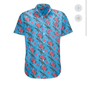 OAF nation Aloha MP5 button up